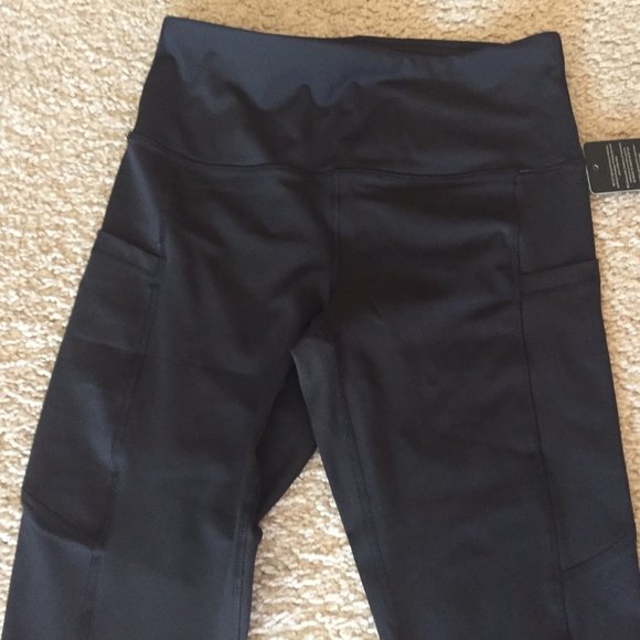 NWT Reflex black high waisted leggings, M - Picture 10 of 12